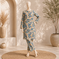 2 piece unstitched printed suit