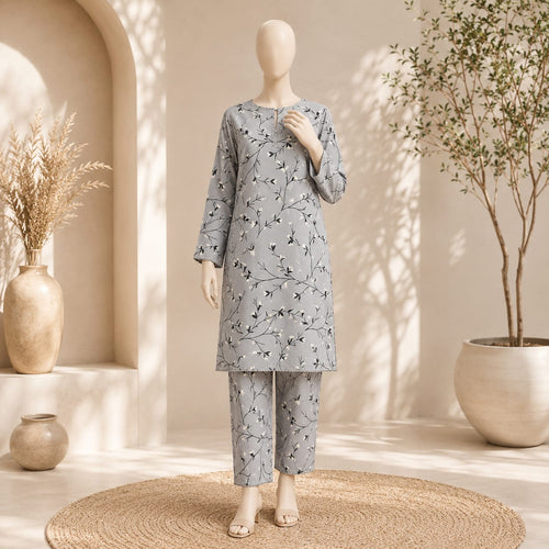 2 piece unstitched printed suit